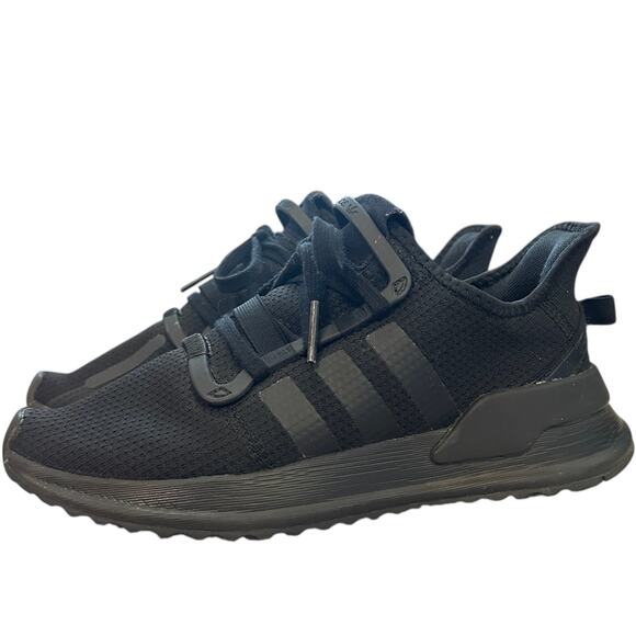 Adidas U Path Run Black Triple Mesh Sneakers Lightweight Athletic Trainers Sport - Picture 1 of 8